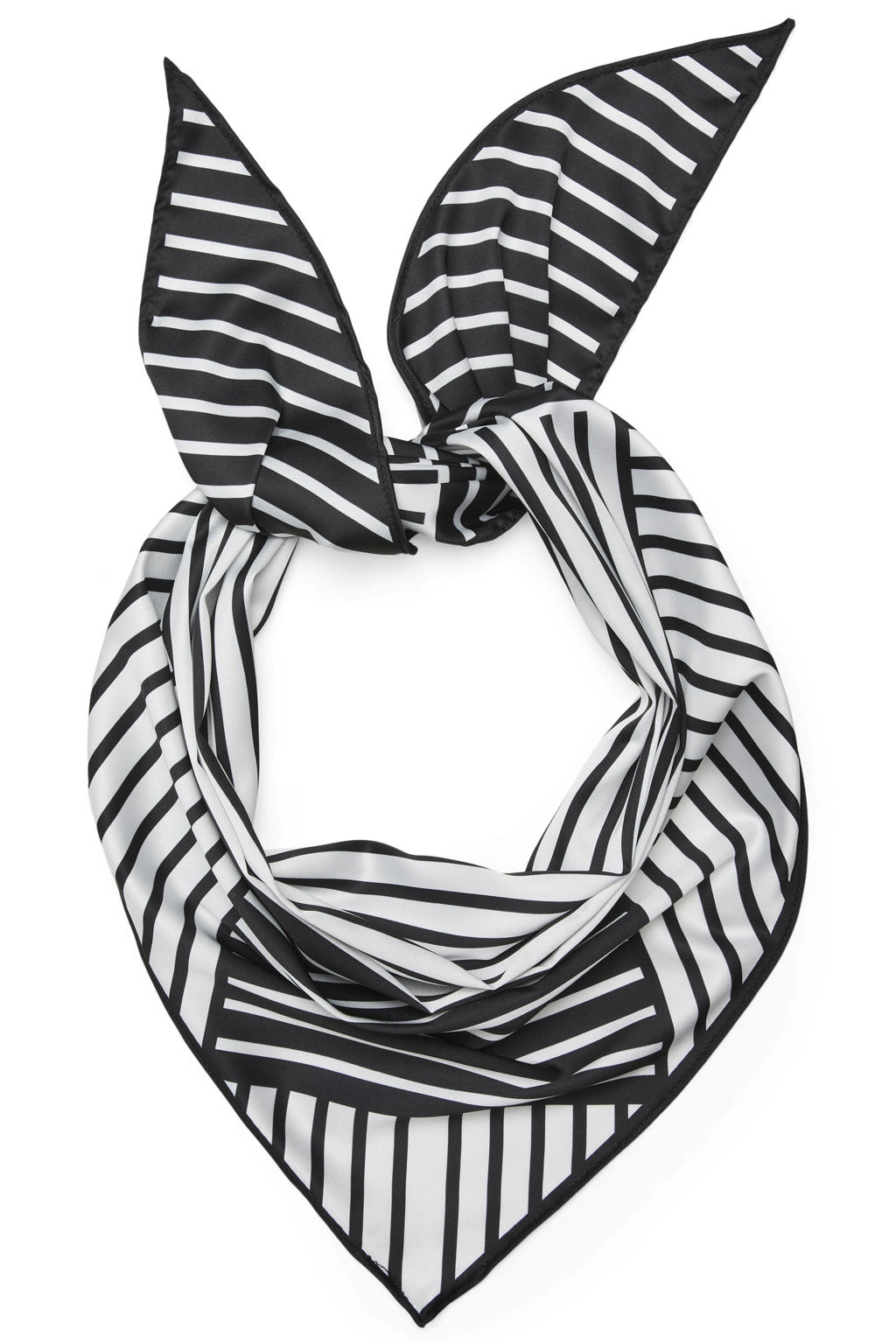 VERO MODA sjaal VMELENA zwart/wit