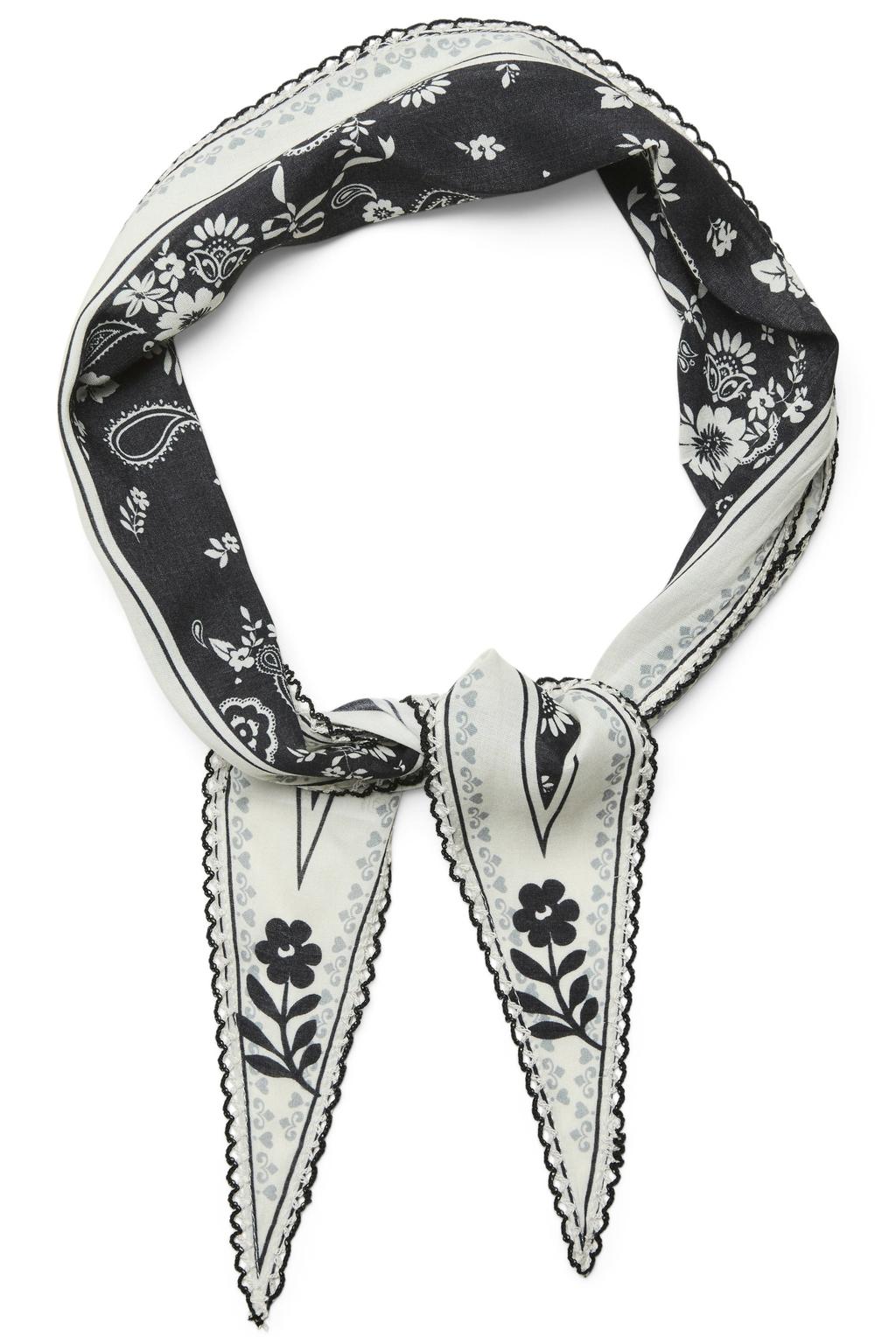 VERO MODA sjaal VMOFELIA zwart/wit