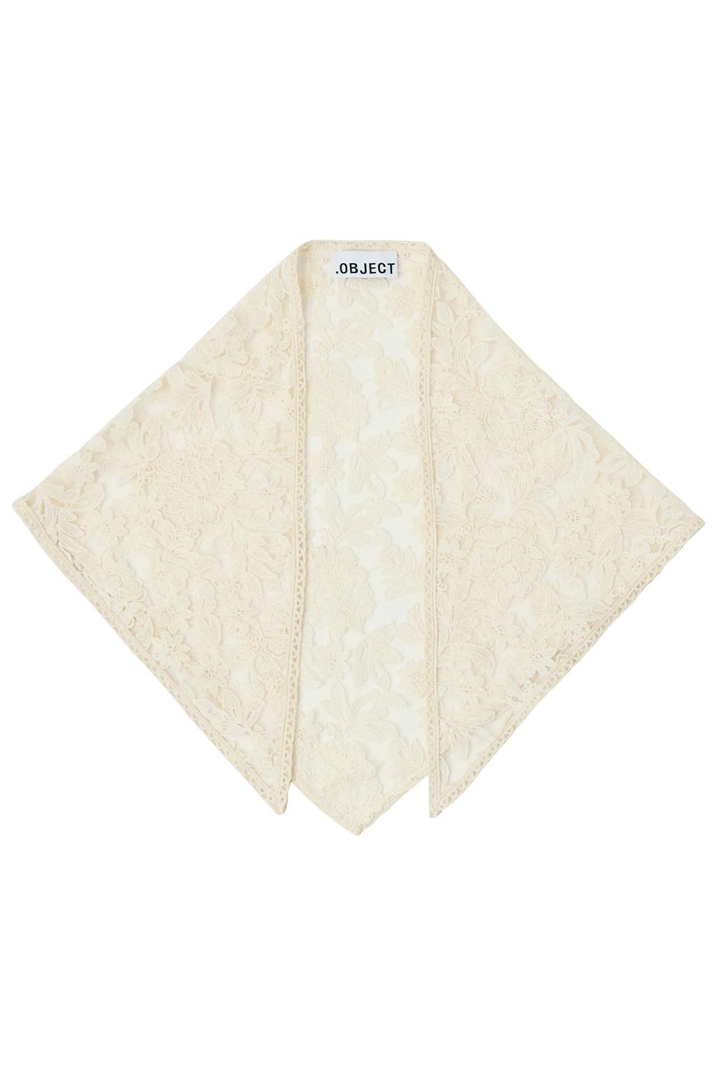 OBJECT triangle scarf OBJALICE ecru