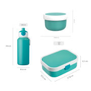 thumbnail: Mepal Campus lunchset (pop-up fles + fruitbox) (400 + 750 + 300 ml)