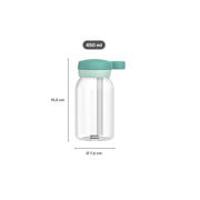thumbnail: Mepal Campus waterfles met rietje (450 ml)