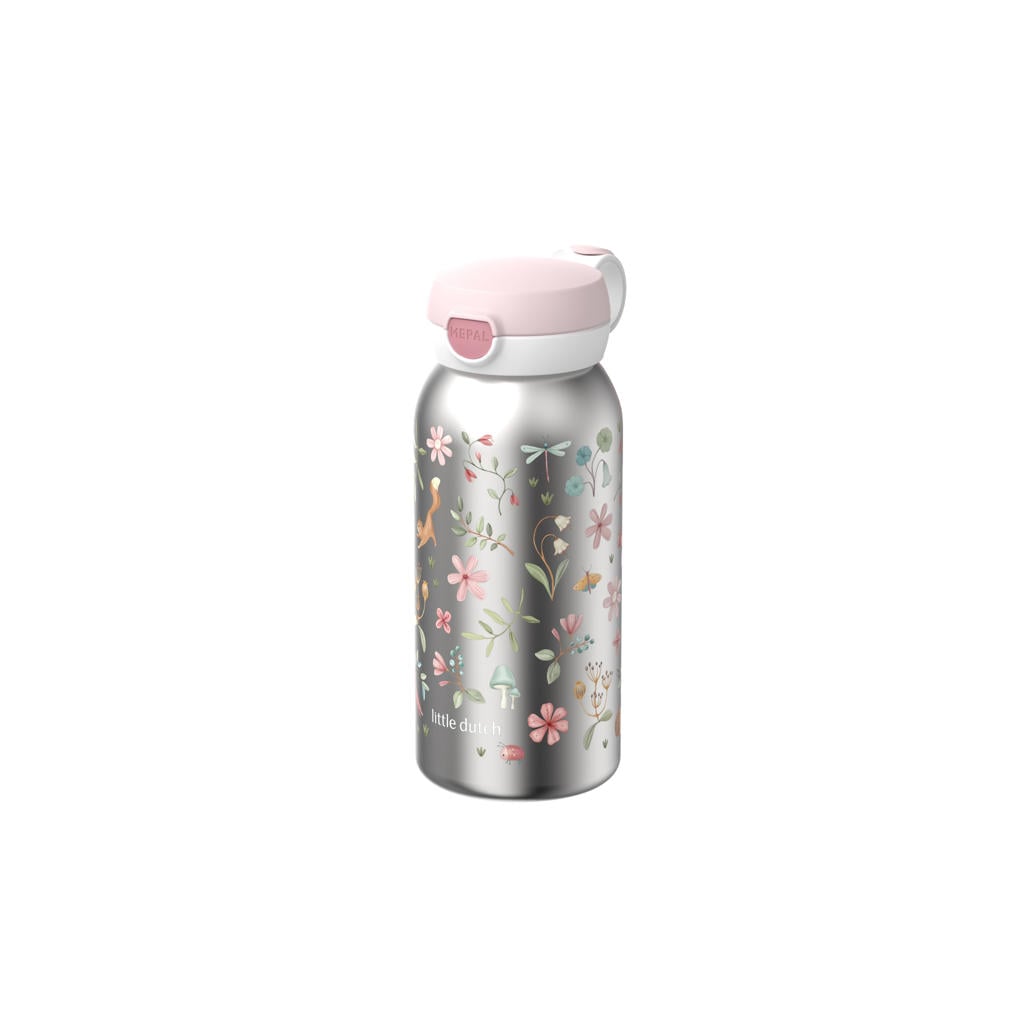 Mepal Campus RVS waterfles (flip-up) (600 ml)