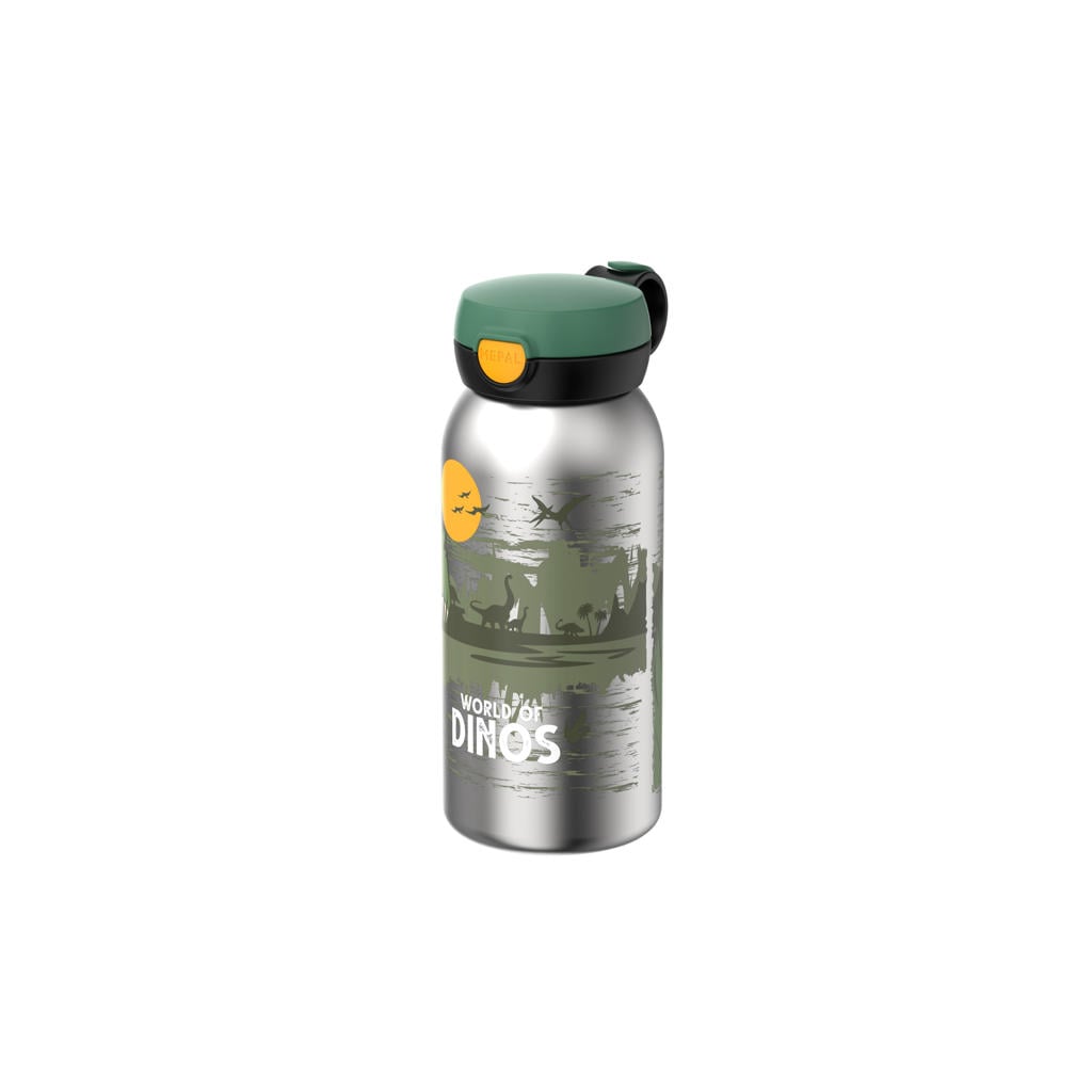 Mepal Campus RVS waterfles (flip-up) (600 ml)