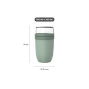 thumbnail: Mepal Ellipse Ellipse lunchpot xl (750 + 300 ml)