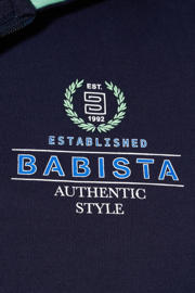 thumbnail: Babista katoenen sweatvest Plus Size met logo - donkerblauw