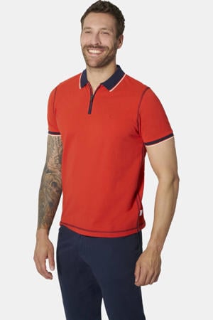 regular fit polo Plus Size - rood