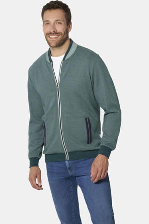katoenen sweatvest +FIT Collectie Plus Size - groen