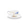 Pip Studio Royal White espresso kop en schotel (125 ml)