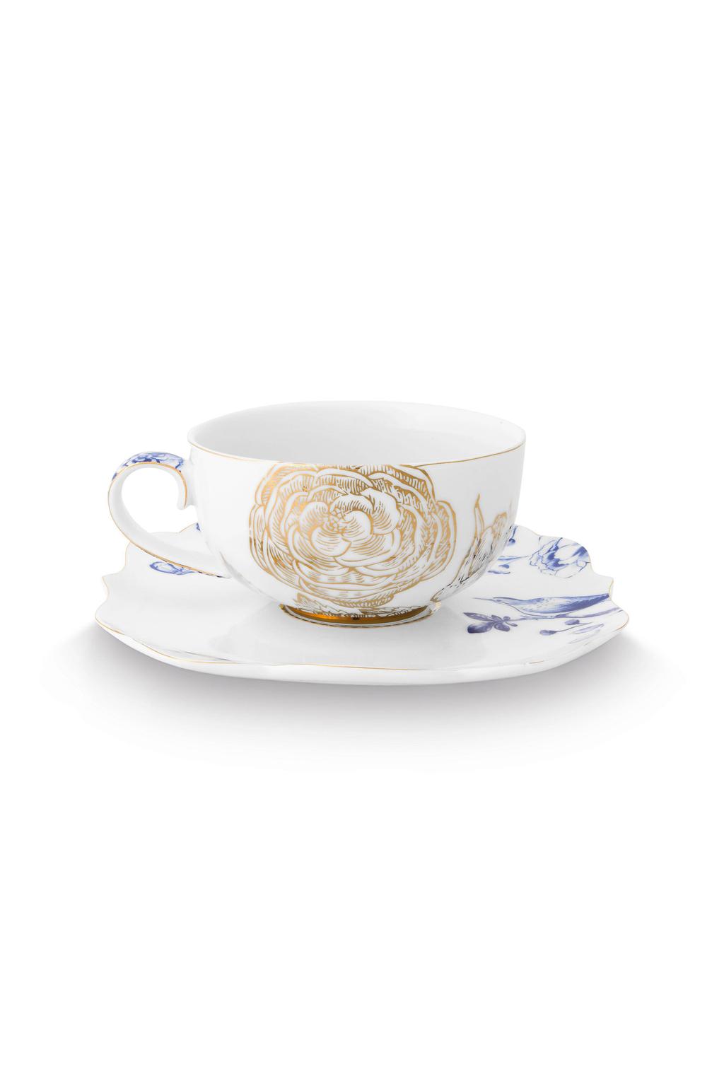 Pip Studio Royal White kop en schotel