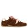 Manfield suède sneakers donkerbruin