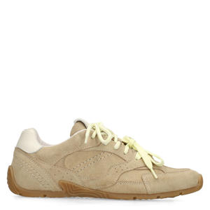 suède sneakers beige