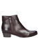 Regarde le ciel Stefany 03 leren enkellaarzen blokhak bruin