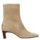 Sacha leren enkellaarzen beige
