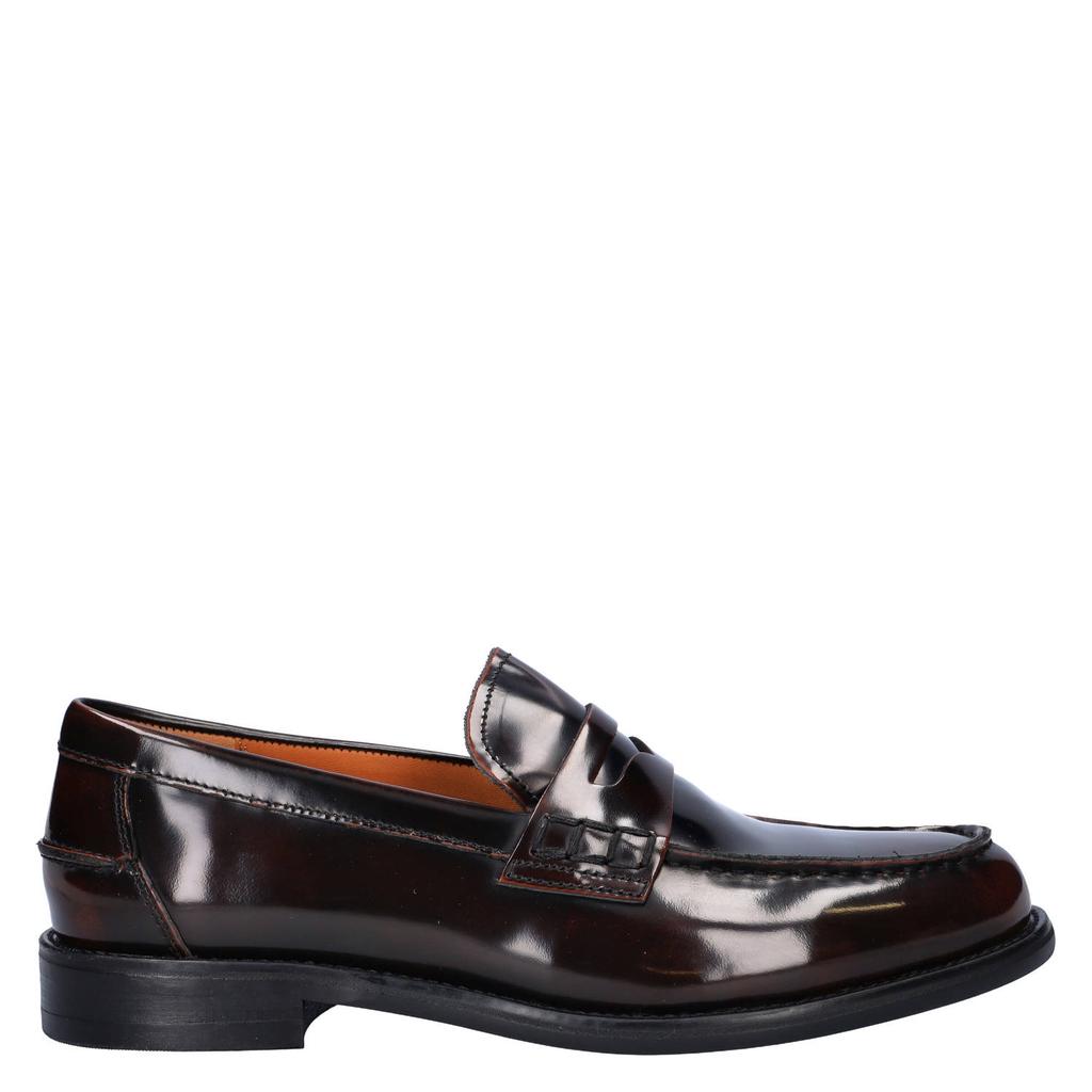 Bruine heren Vagabond Steven lak loafers