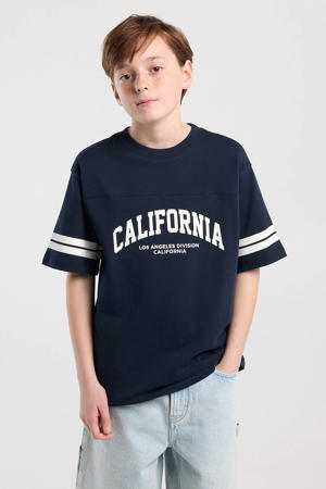 T-shirt donkerblauw