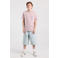 America Today T-shirt roze