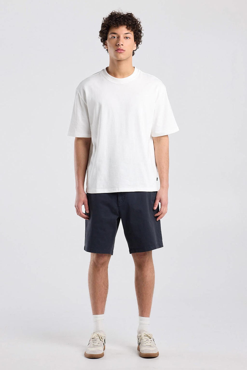 America Today regular chino short donkerblauw