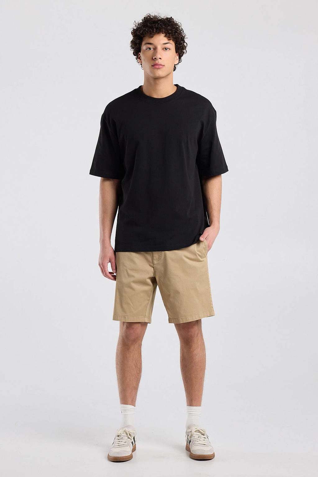 America Today regular chino short lichtbruin