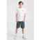 America Today T-shirt met backprint wit
