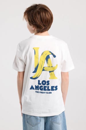 T-shirt met backprint wit
