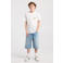 America Today T-shirt met backprint wit