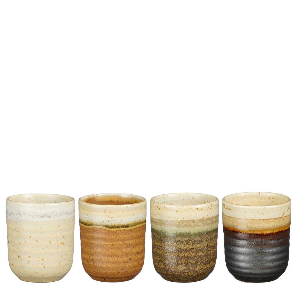 Mica Decorations espresso kop Ethan (set van 4)