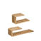 Mica Decorations wandplank Josha (set van 2) (80x21 cm)