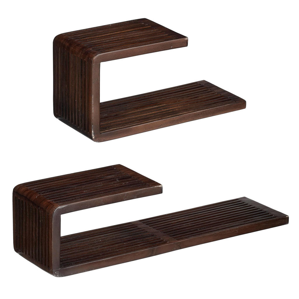 Mica Decorations wandplank Josha (set van 2) (80x21 cm)