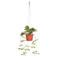 Mica Decorations kunstplant hangend Begonia