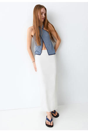 SEAUR Maxirok voor meisjes, zomer, lange rok, elegante zomerrok, zoom met ruches, maxi rok, elastische taille, kinderen, 130-165 = (EU 122-164), wit, 158-164 SEAUR Maxirok voor meisjes, zomer, lange rok, elegante zomerrok, zoom met ruches, maxi rok, elastische taille, kinderen, 130-165 = (EU 122-164), wit, 158-164