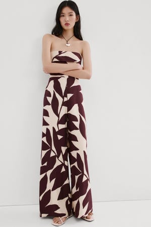 jumpsuit donkerrood
