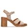 No Stress suède sandalettes beige