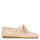 Manfield suède bootschoenen met dierenprint beige