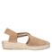 Manfield suède espadrilles cognac
