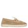 Manfield suède espadrilles taupe