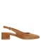 No Stress suède slingback loafers cognac