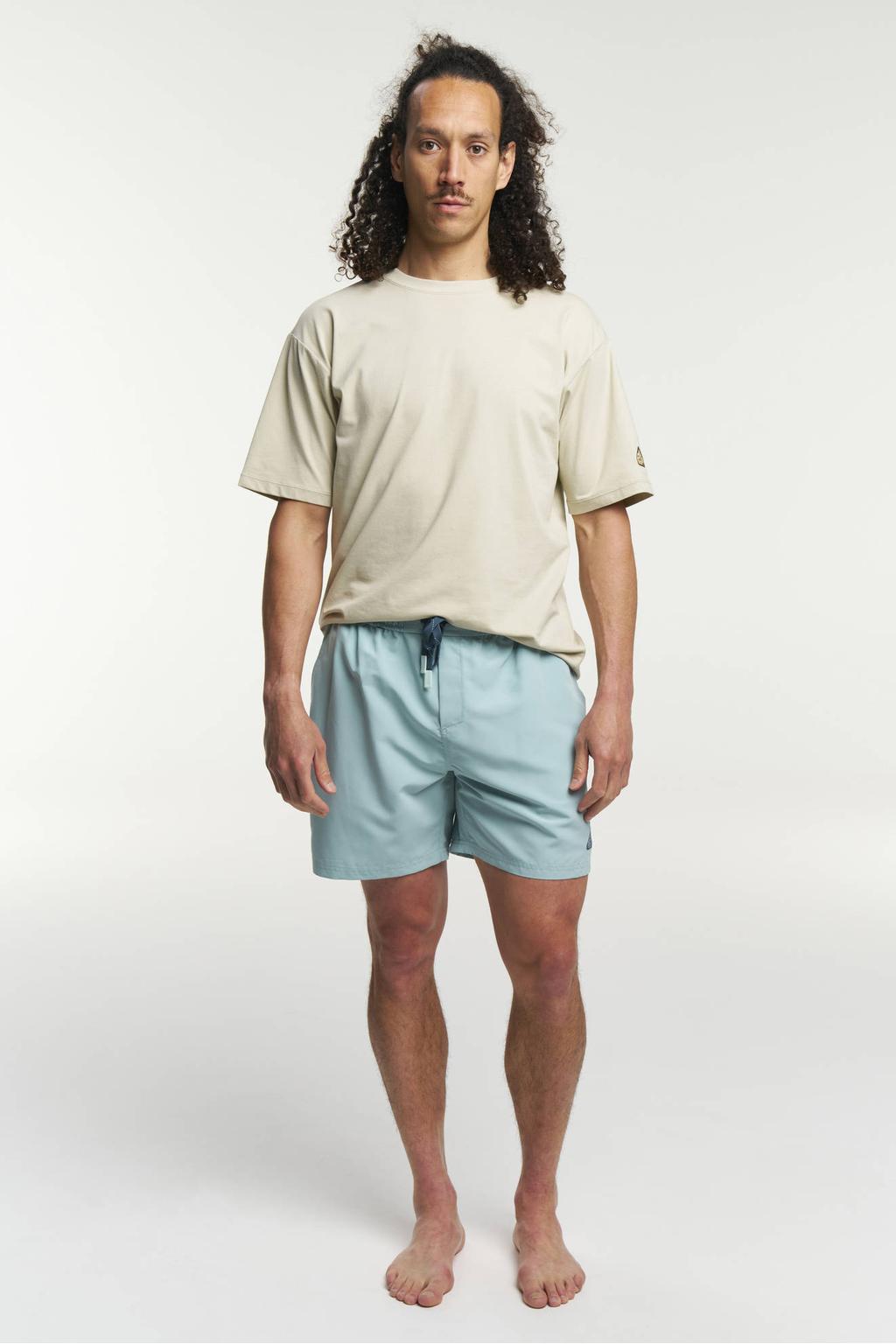 Lichtblauwe heren Tenson Ocean zwembroek van polyester met regular fit en trekkoorden