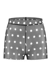 thumbnail: Noblesse Oblige Mesh slaapshorts zwart met witte stippen