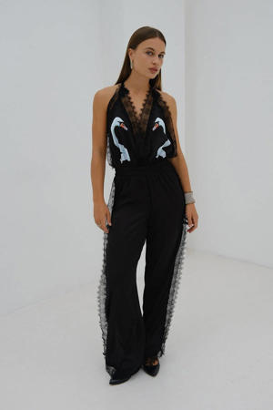 Swan Romper Zwart