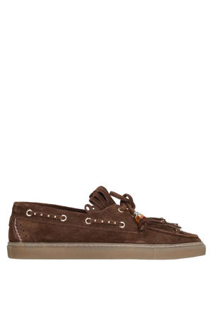 suède bootschoenen bruin