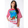 Colourful Rebel oversized gestreept T-shirt - rood