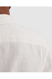 thumbnail: Cast Iron regular casual overhemd met linnen ecru