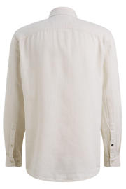 thumbnail: Cast Iron regular casual overhemd met linnen ecru