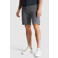 Cast Iron regular chino short met linnen donkergrenen