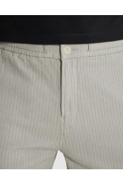 thumbnail: Cast Iron regular chino short met linnen lichtgroen