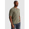 Cast Iron regular fit gebreide polo - groen
