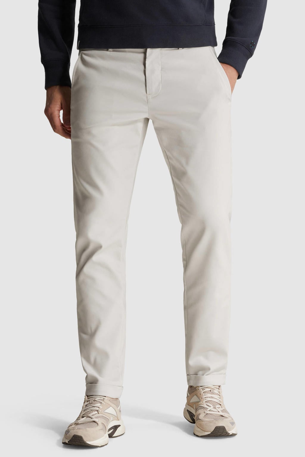 Cast Iron CYLAS tapered chino - ecru