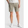 Cast Iron regular chino short met linnen groen