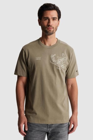 relaxed T-shirt groen