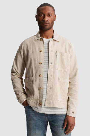 regular casual overhemd beige
